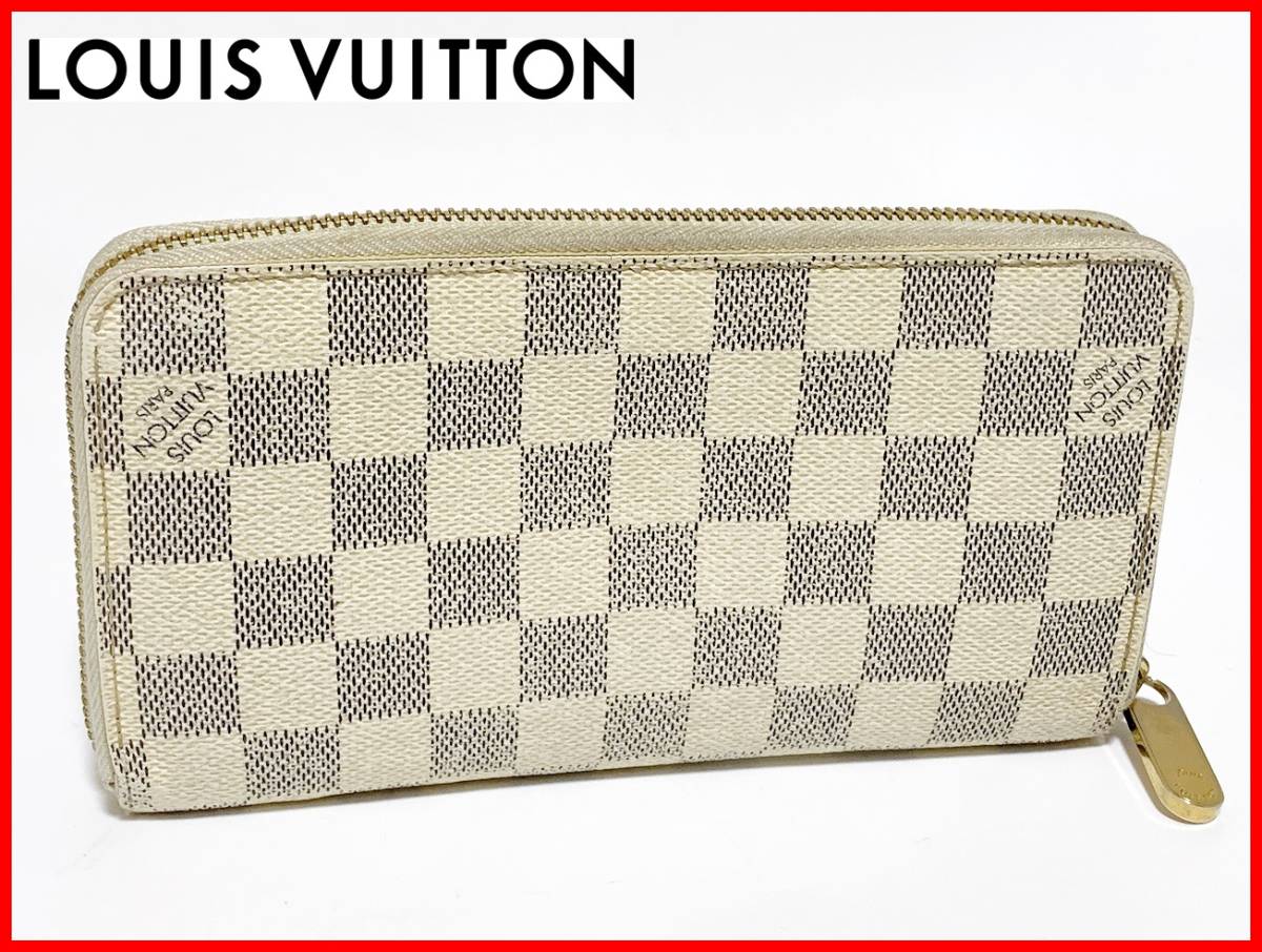 即決 LOUIS VUITTON ルイヴィトン ジッピー ダミエ 財布 ウォレット レディース メンズ K2_画像1