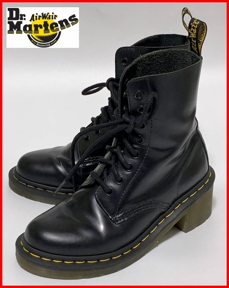 美品☆Dr.Martens/8ホール/イングランド製/黒-