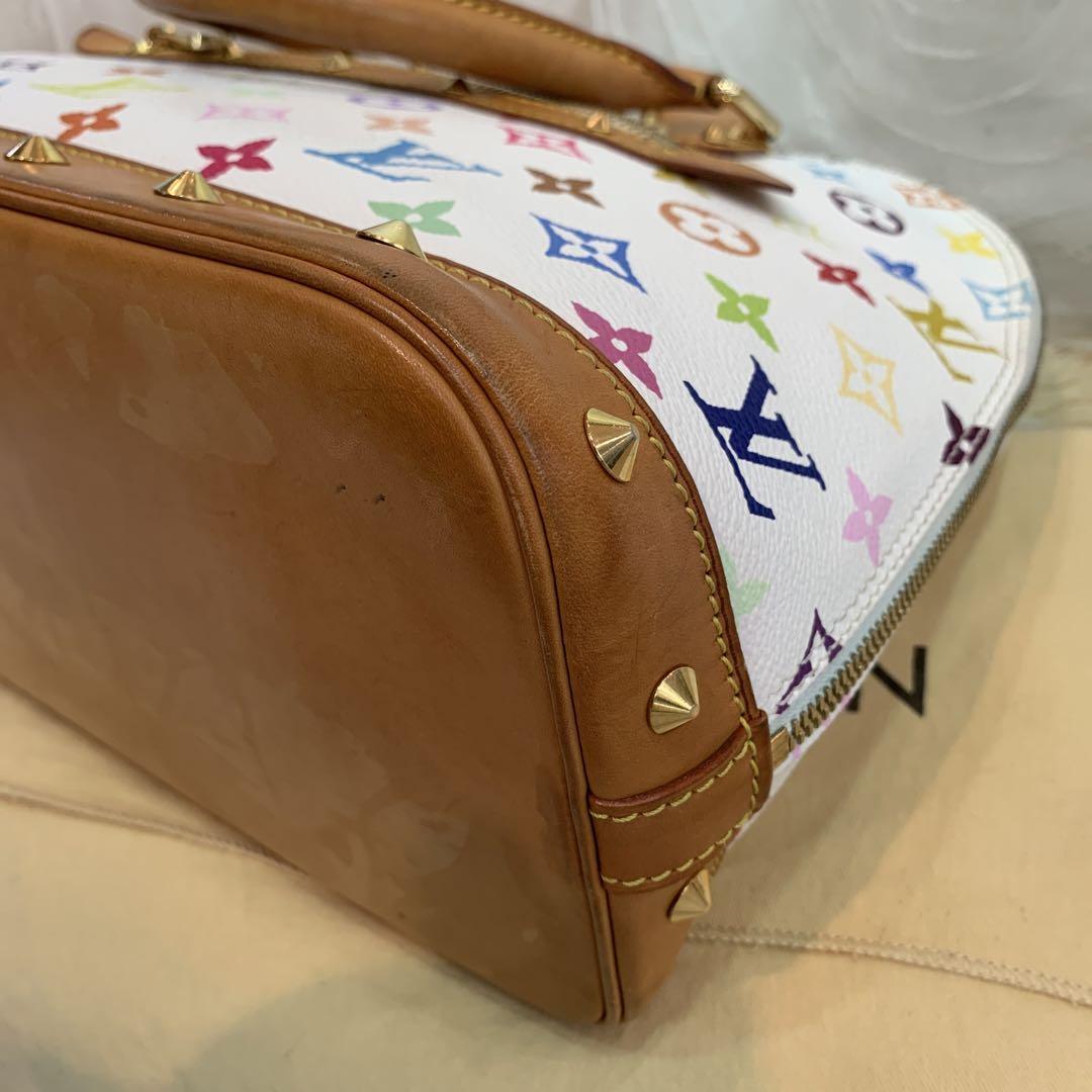 LOUIS VUITTON アルマ モノグラムマルチカラー ブロン ハンドバッグ