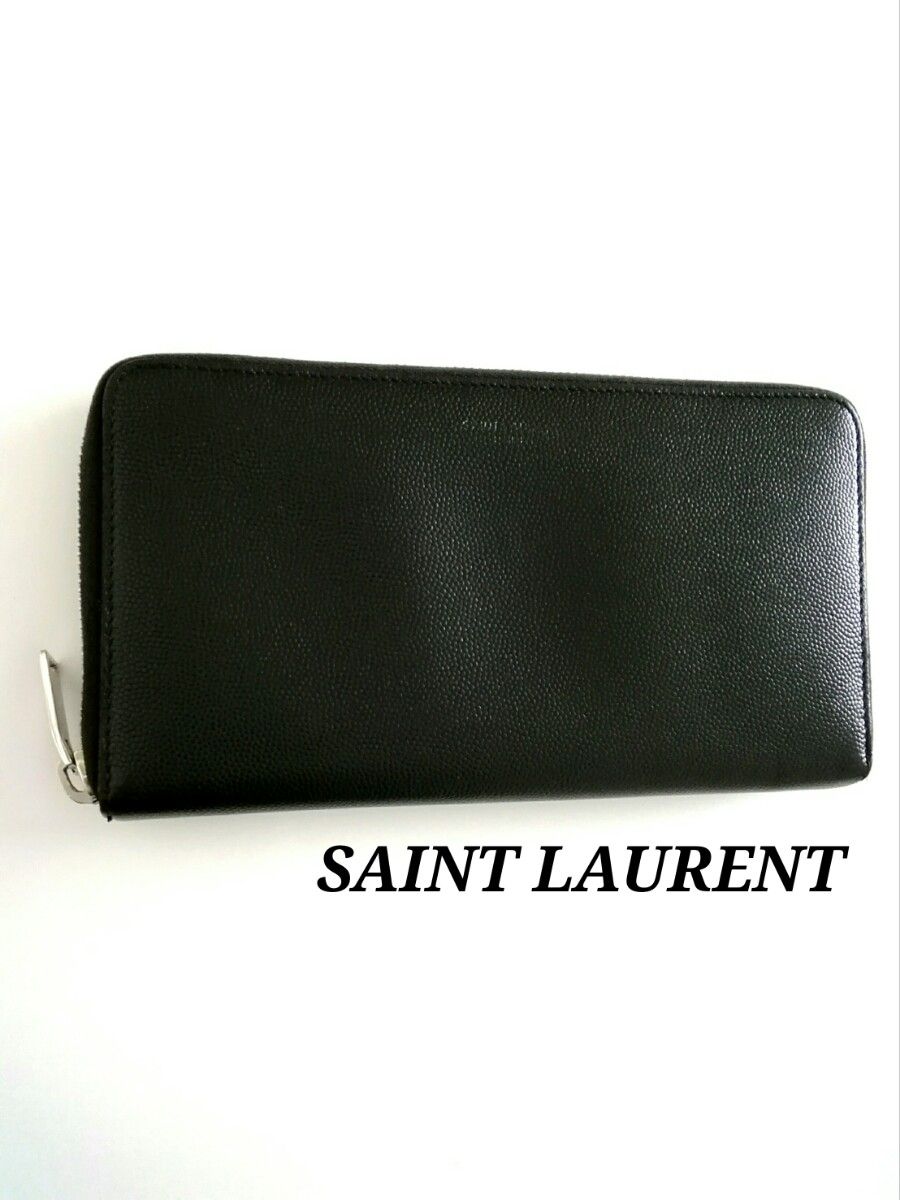 SAINT LAURENT PARIS　サンローランパリ　ラウンドファスナー　長財布