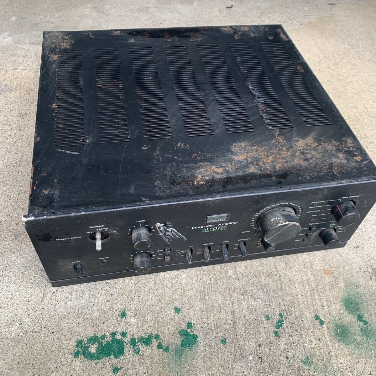 ジャンク 現状品Sansui サンスイ Integrated Amplifier AU-D707 ジャンク 現状品Sansui サンスイ Integrated Amplifier AU-D707