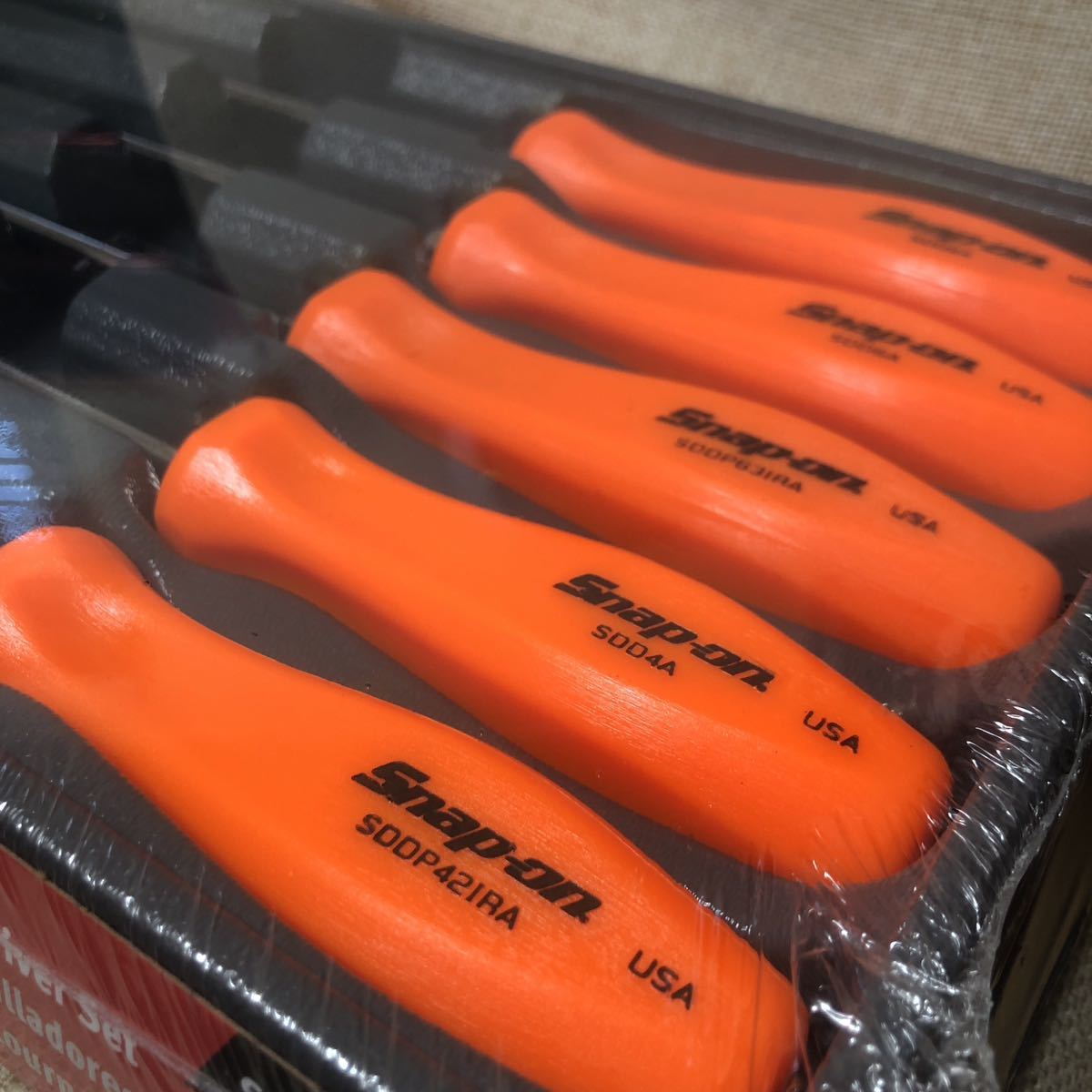 新品 レア スナップオン ドライバーセット Snap-on SDDX70A オレンジ