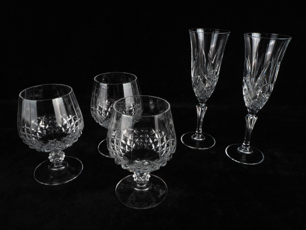 3T230605 ガラス食器 切子 ワイングラス シャンパングラス JChere雅虎拍卖代购