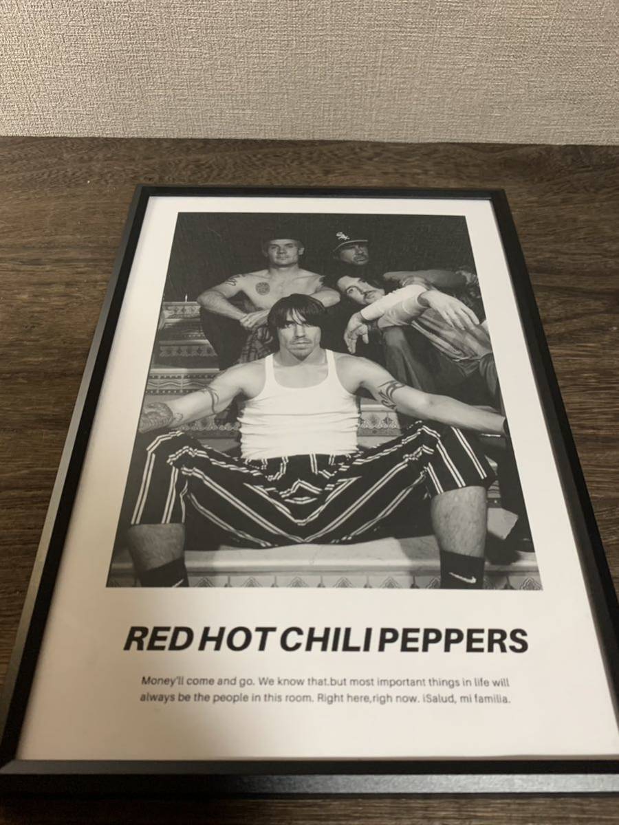 RED HOT CHILI PEPPERS レッチリ A4 ポスター 額付 送料込 ③ RED HOT CHILI PEPPERS レッチリ A4 ポスター 額付 送料込 ③