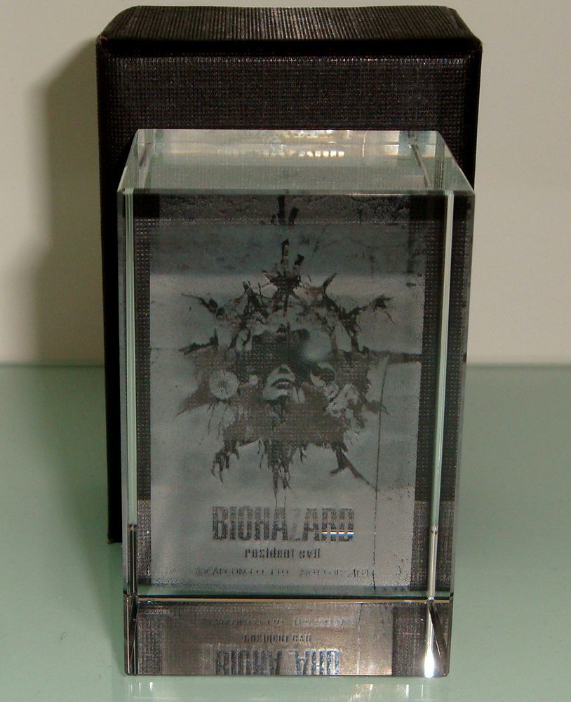 BIOHAZARD 7 RESIDENT EVIL 特典クリスタルキューブ Crystal Cube ガラスクリスタル