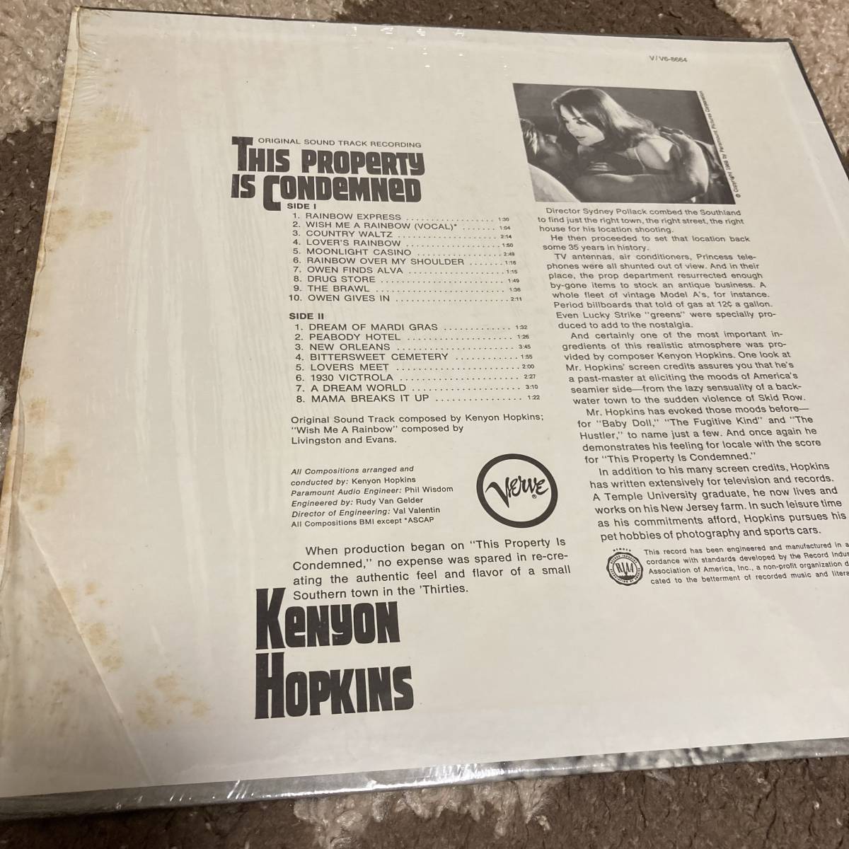 LP! rain. New Orleans (keniyon ho p gold s| America record )