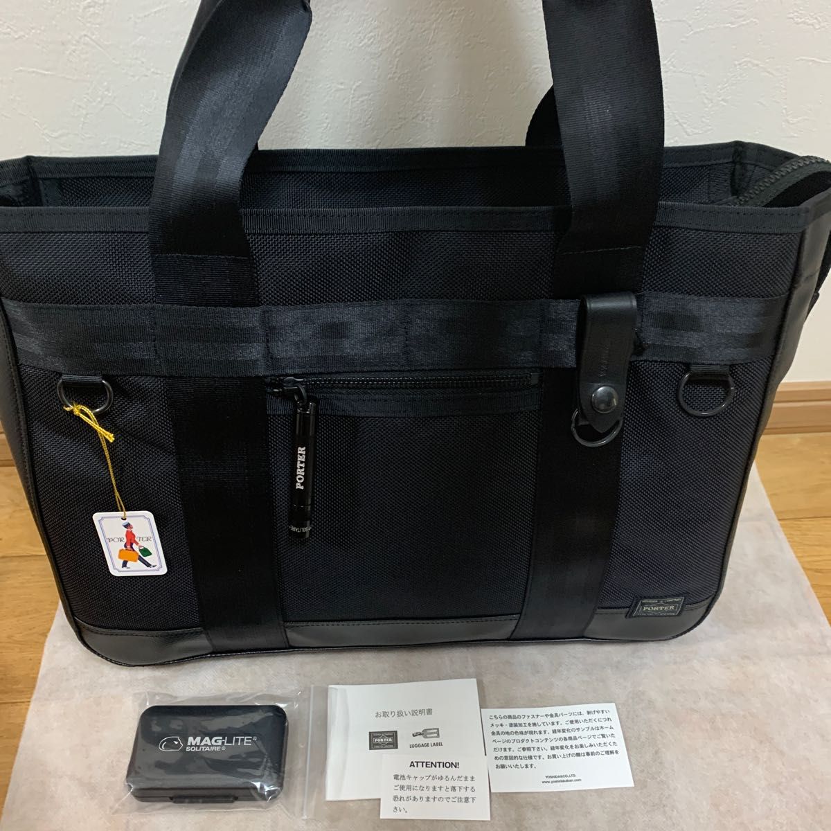 新品未使用 PORTER / HEAT TOTE BAG ¥46,200税込 トートバッグ ポーターヒート
