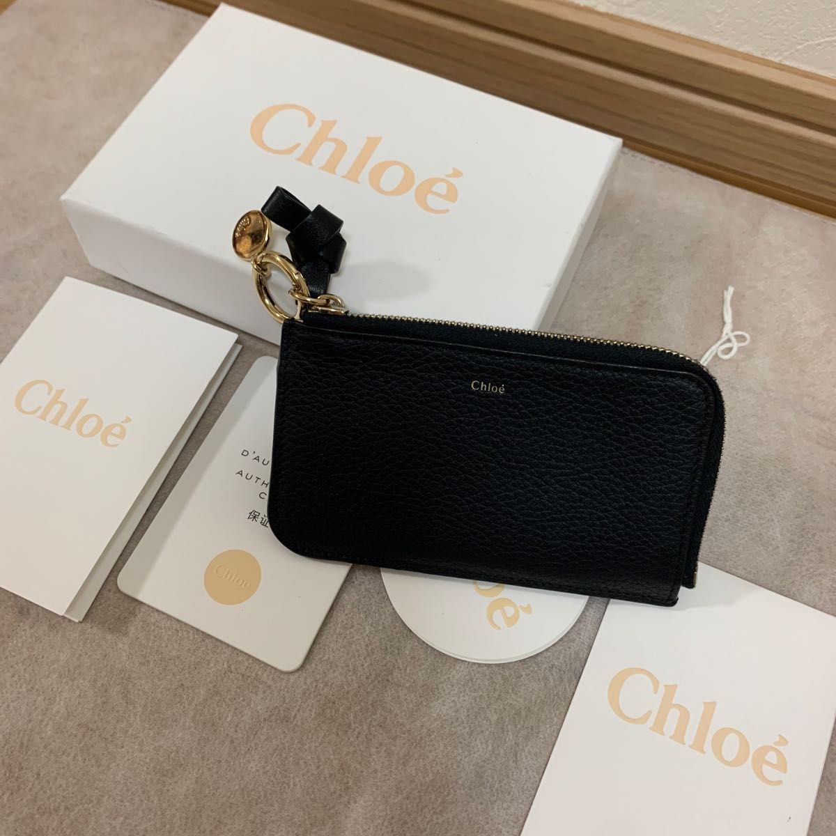 未使用 Chloe クロエ フラグメントケース CHC21WP716F57 小銭入れ
