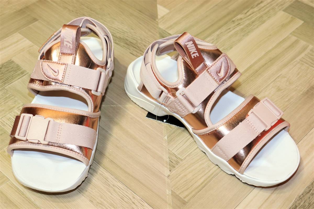 即決【未使用】 NIKE ★ WMNS CANYON SANDAL (US9/26cm) ★ ナイキ キャニオンサンダル CW6211-929 箱付き メタリック_画像5