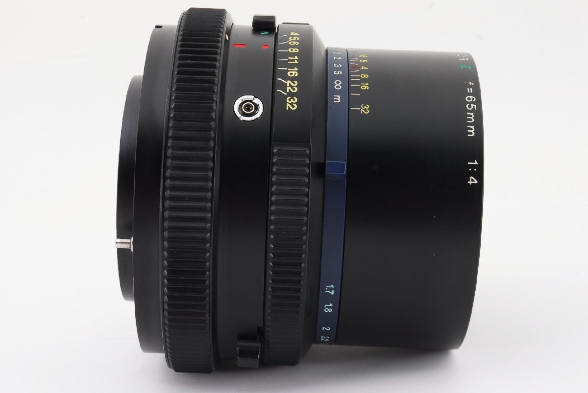 ◇◆ 極上完動品 マミヤ Mamiya セコール Sekor Z 65mm f4 フード付 広角 MF レンズ RZ67 Pro II IID 中判 動作確認済 6020 ◆◇_画像9