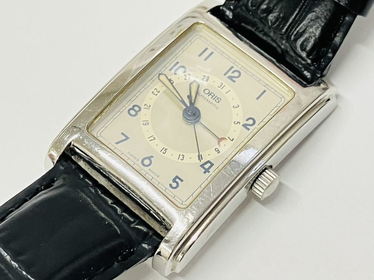入手困難!!希少品】ORIS オリス メンズ腕時計 自動巻 レクタンギュラー