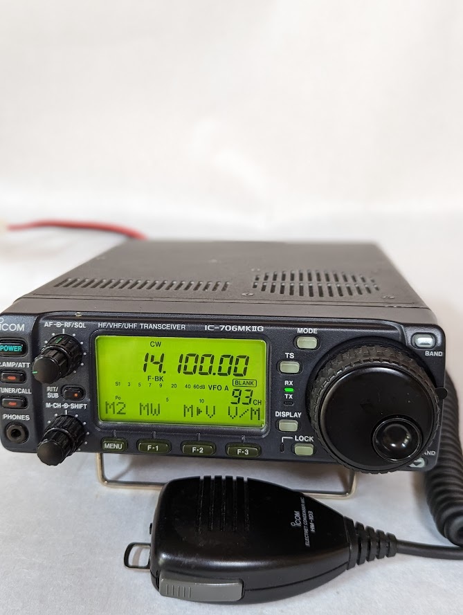 ICOM IC-706MKⅡG HF/50/144/430MHz ALL MODE (SSB/CW/RTTY/AM/FM