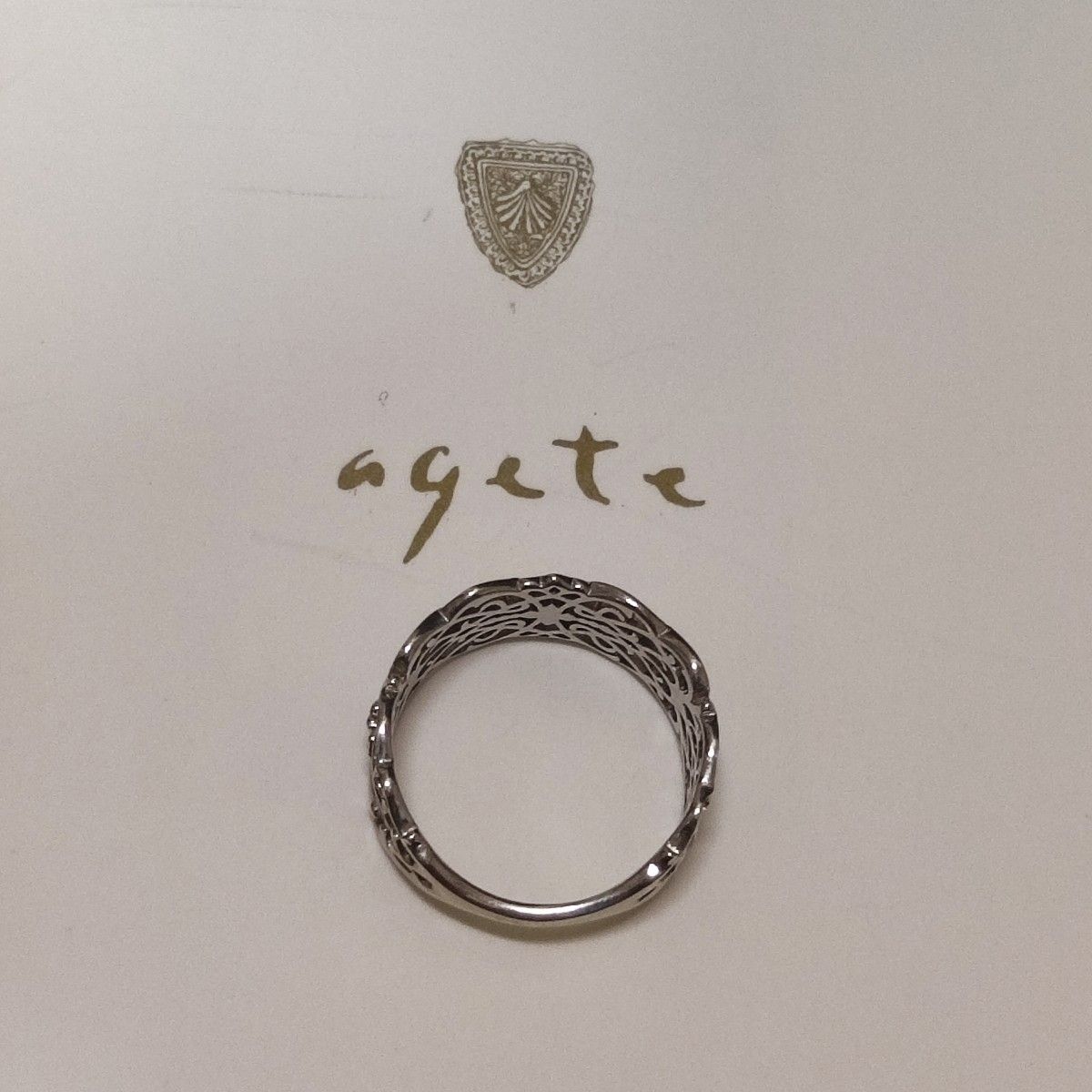 agete アガット SILVER 透かしリング シルバーリング|Yahoo agete アガット SILVER 透かしリング シルバーリング|Yahoo