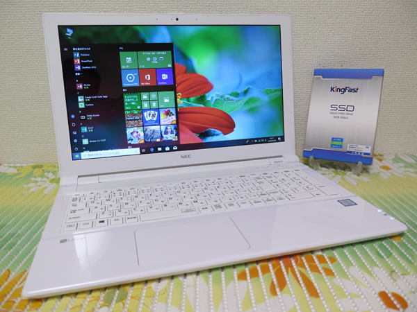 2017年モデル NS300/H【高速Core i3(Kaby Lake)第7世代★爆速新SSD360GB】NEC ホワイト 最新Win10 ★メモリ8GB Blu-ray HDMI Office2016
