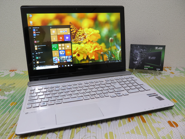 フルHD NS750/B【高速Core i7(Broadwell)第5世代★爆速新SSD640GB】NEC ホワイト最新Windows10★メモリ16GB Blu-ray Wi-Fi HDMI Office2016