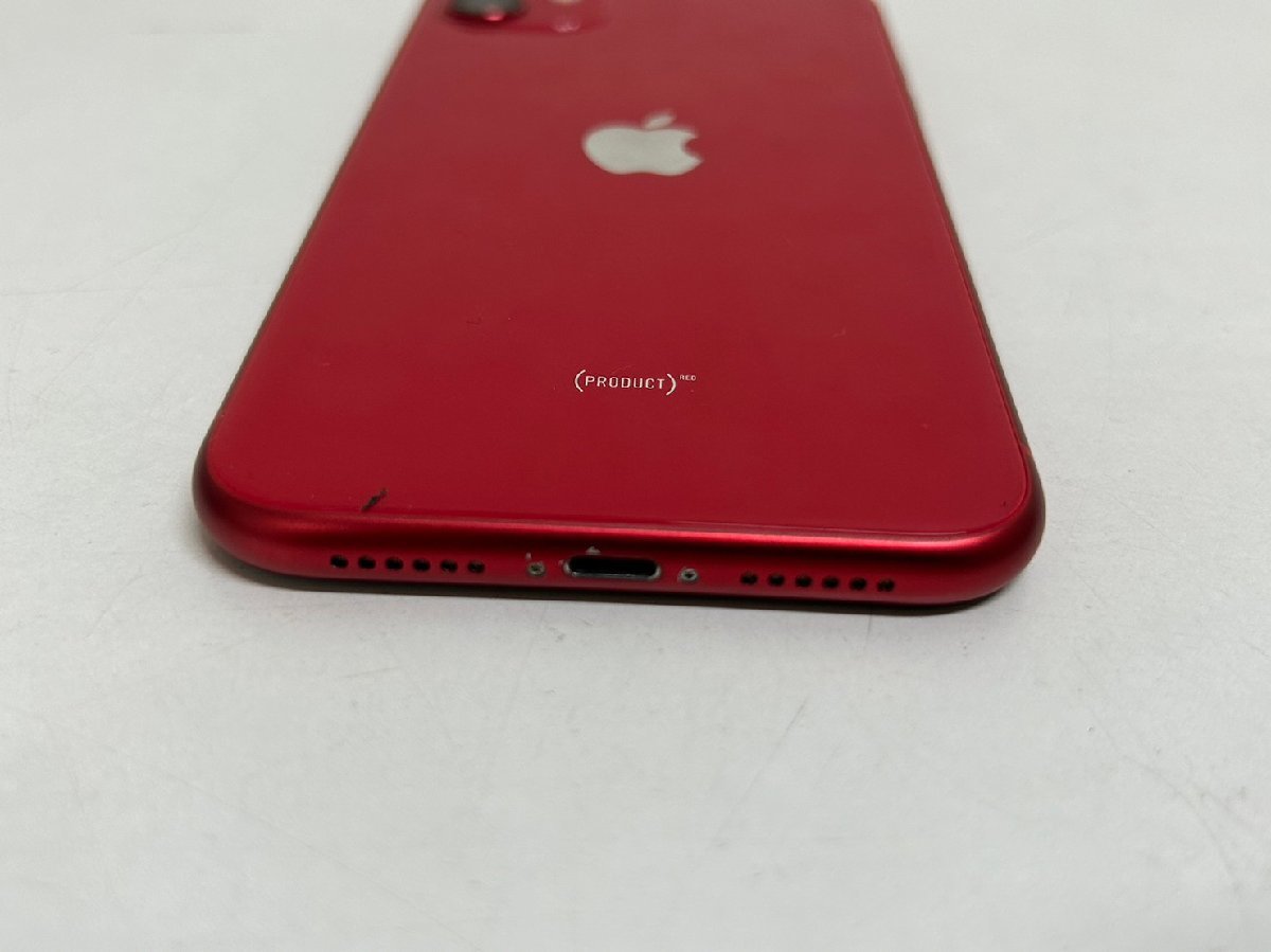 iPhone 11 RED 128GB Softbank simフリー-
