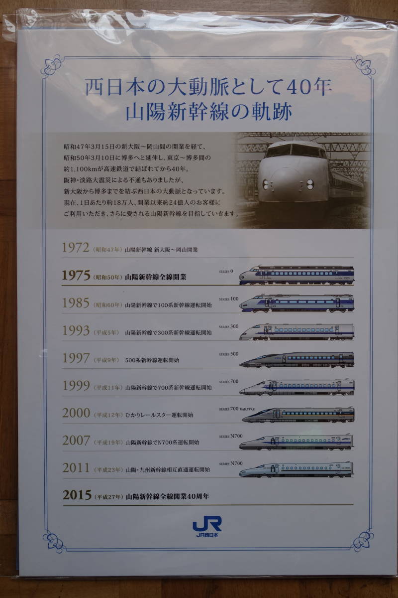 2021セール 山陽新幹線開業40周年記念入場券セット tessiturasdenos.com.br
