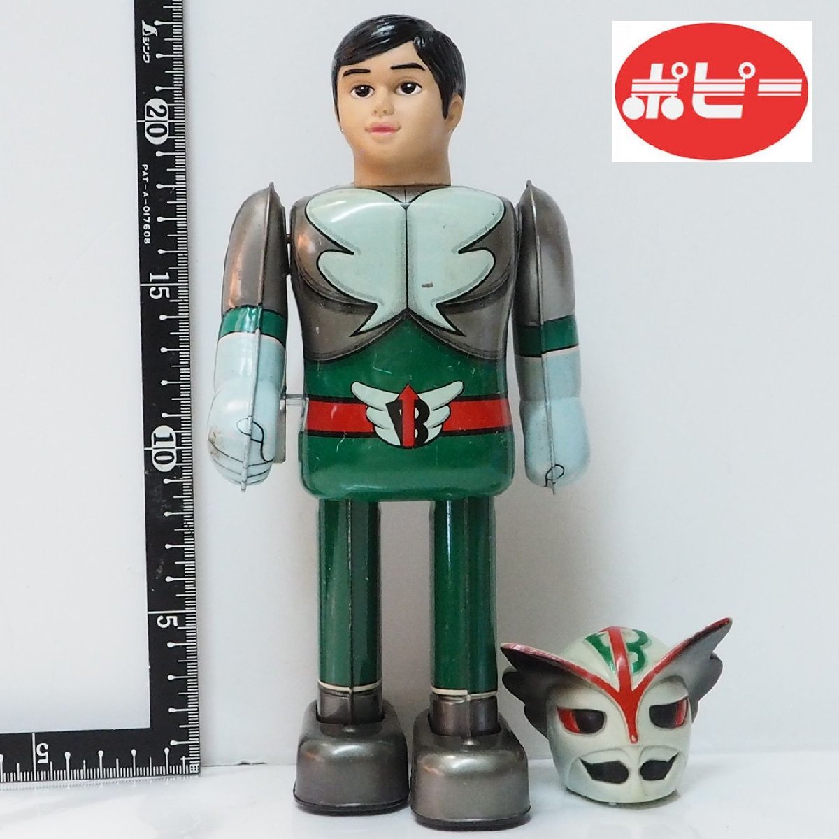  poppy [ super person ba rom 1ba rom one operation verification settled special effects hero ] that time thing tin plate zen my walk robot TIN TOY ROBOT#POPY[ used ]0572