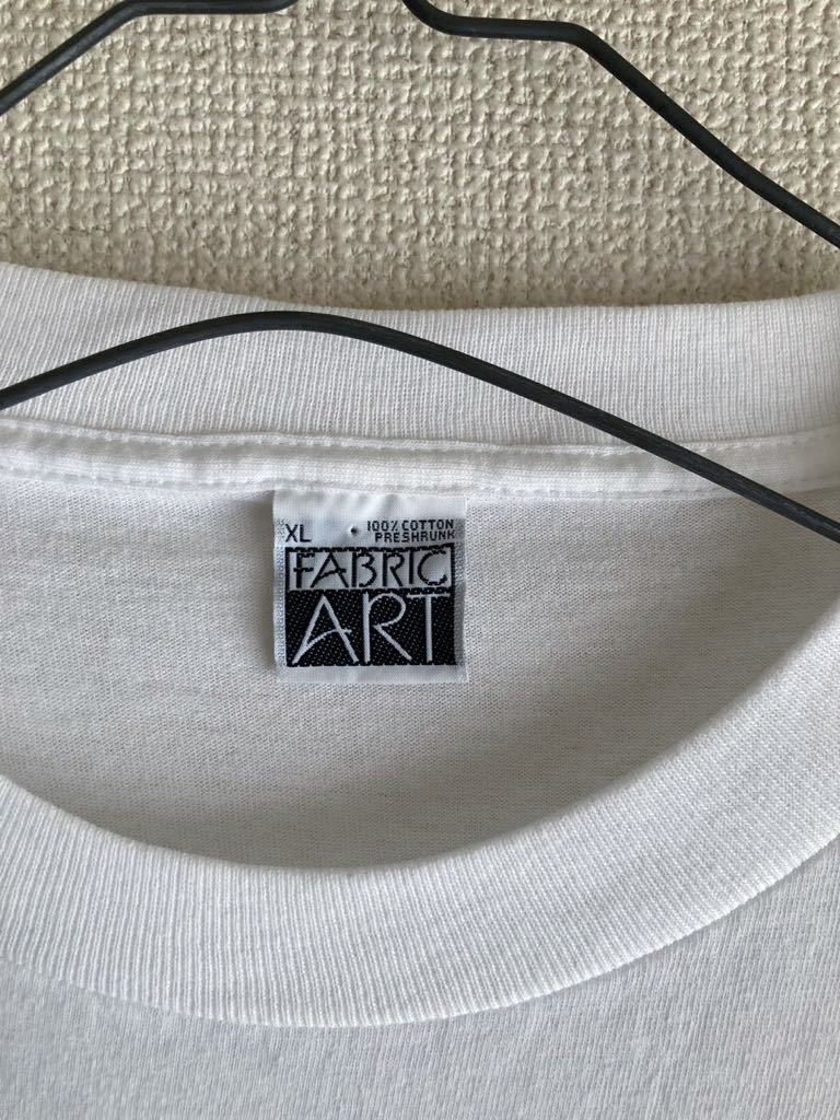 fabric art 90s usa製 プリント Tシャツ アート ラッコ 90年代 vintage ヴィンテージ ビンテージ アメリカ製 ファブリックアート_画像5