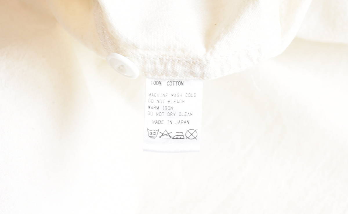 [ OAXACA｜オアハカ ] “チロリアンテープ” が施された生成りシャツ sizeM_画像9
