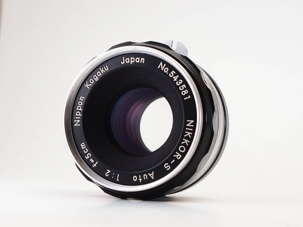 ☆希少実用品☆ 日本光学NIPPON KOGAKU NIKKOR-S AUTO 50mm F2 羽根6枚