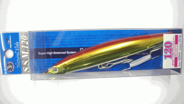 ☆ザブラスライドスイムミノー120 アカキン T3_画像1