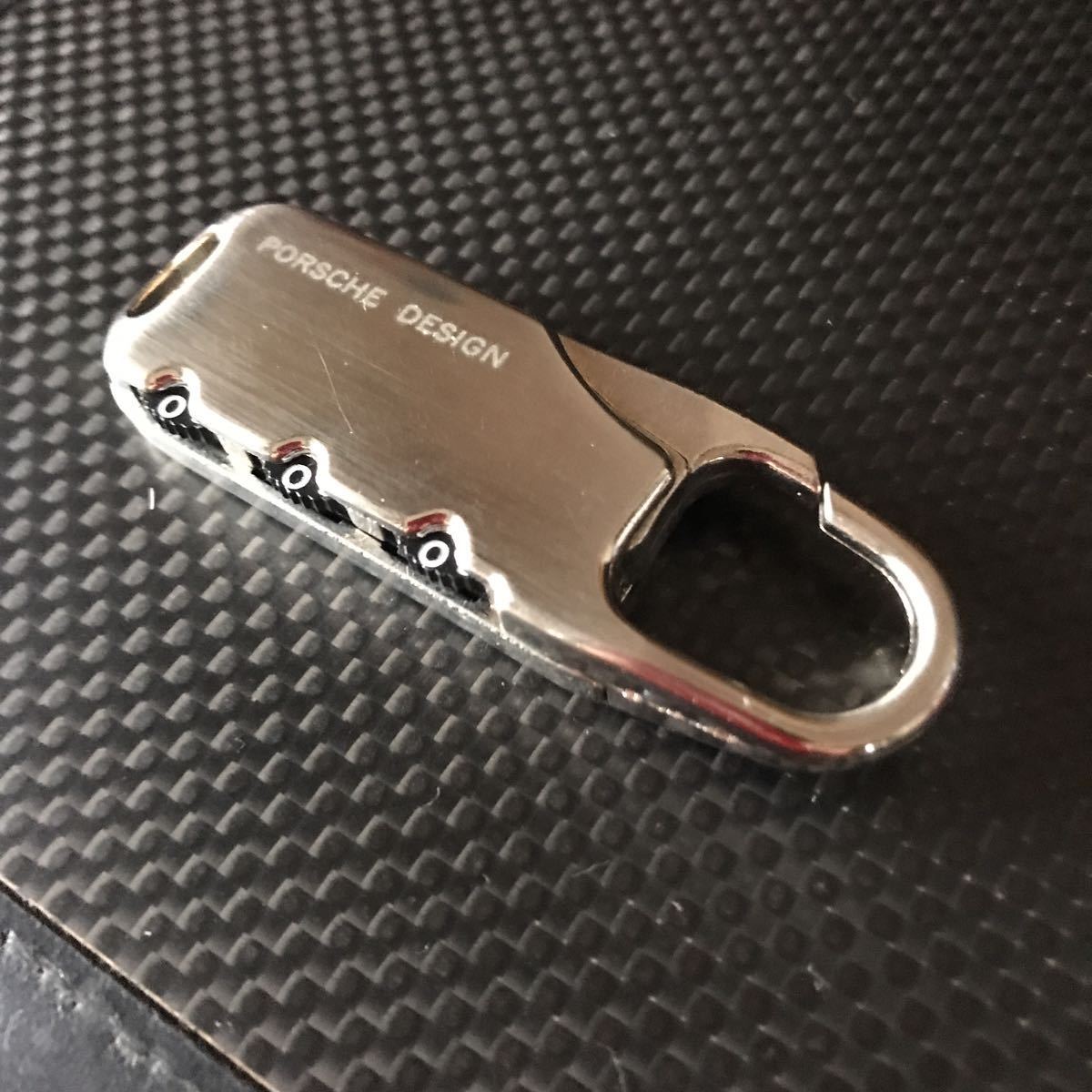  new goods / unused [PORSCH DESIGN] Porsche Design original dial lock key key silver 