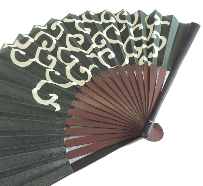  cloth fan Tang . green gentleman for cloth unused new goods 