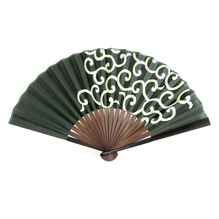  cloth fan Tang . green gentleman for cloth unused new goods 