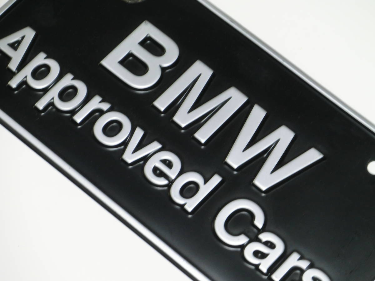  редкость / трудно найти /BMW оригинальный / экспонирование для plate BMWApprovedCars/ номерная табличка / прекрасный товар /E30M3/E24M6/E28M5/E34M5/320/325/520/535/635//M POWER