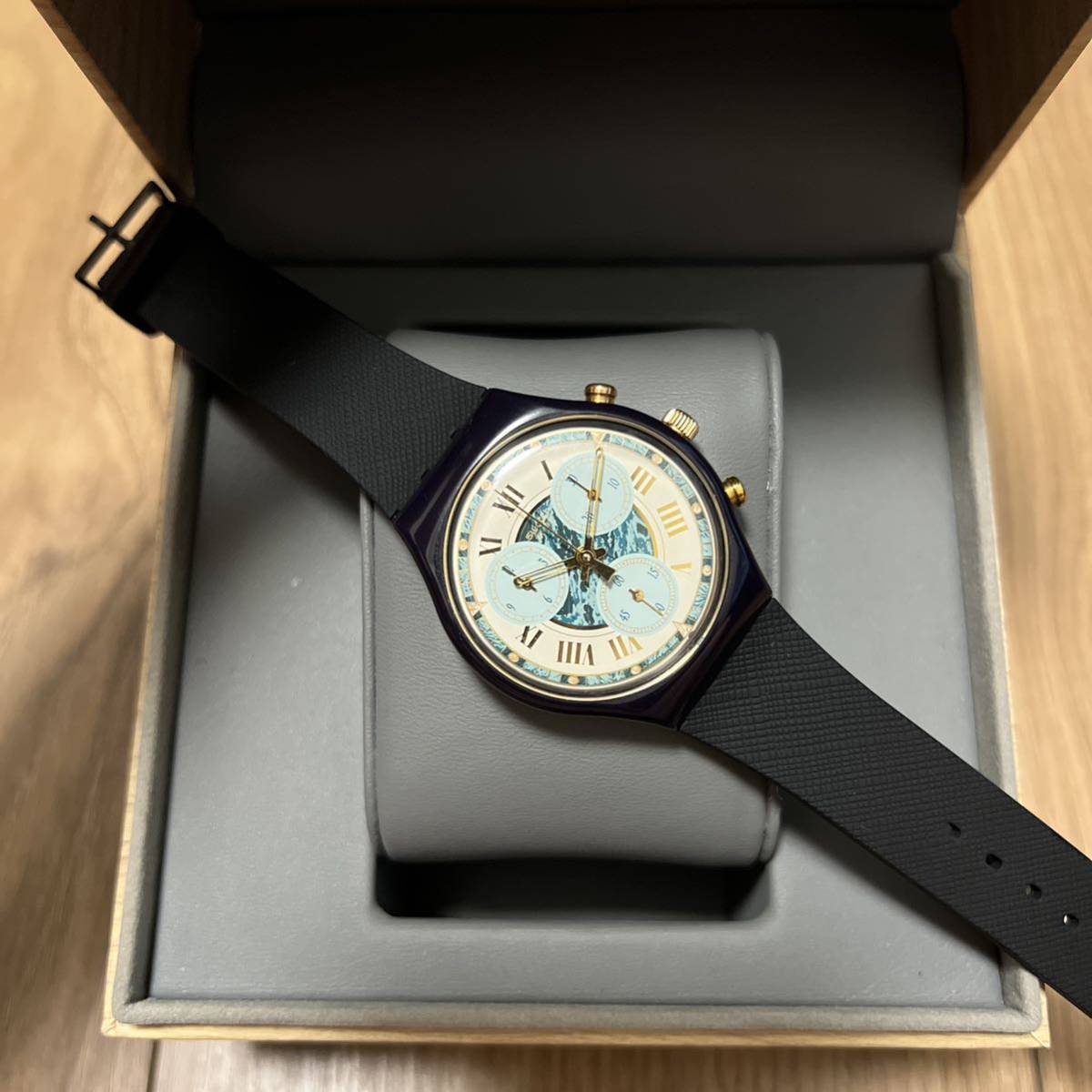 希少モデル】スウォッチ swatch ヴィンテージ ウォッチ ブルー