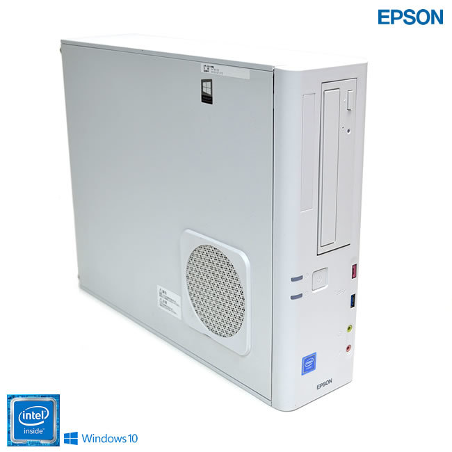 大人気新作 Endeavor EPSON 中古パソコン 訳あり AT993E Windows10 DVD