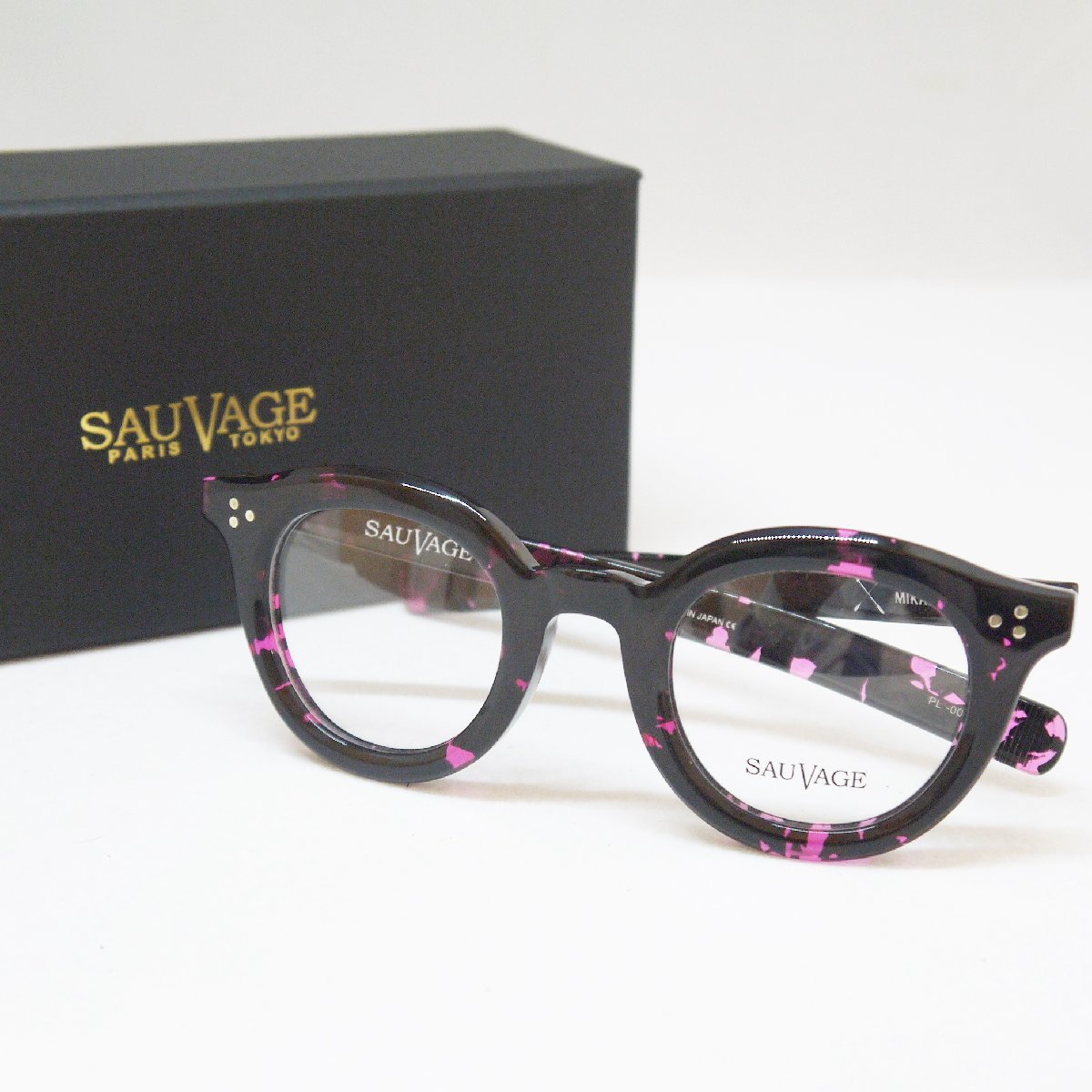 ☆未使用クラス・保管品 SAUVAGE サバージュ メガネ 眼鏡 MIKADO セル