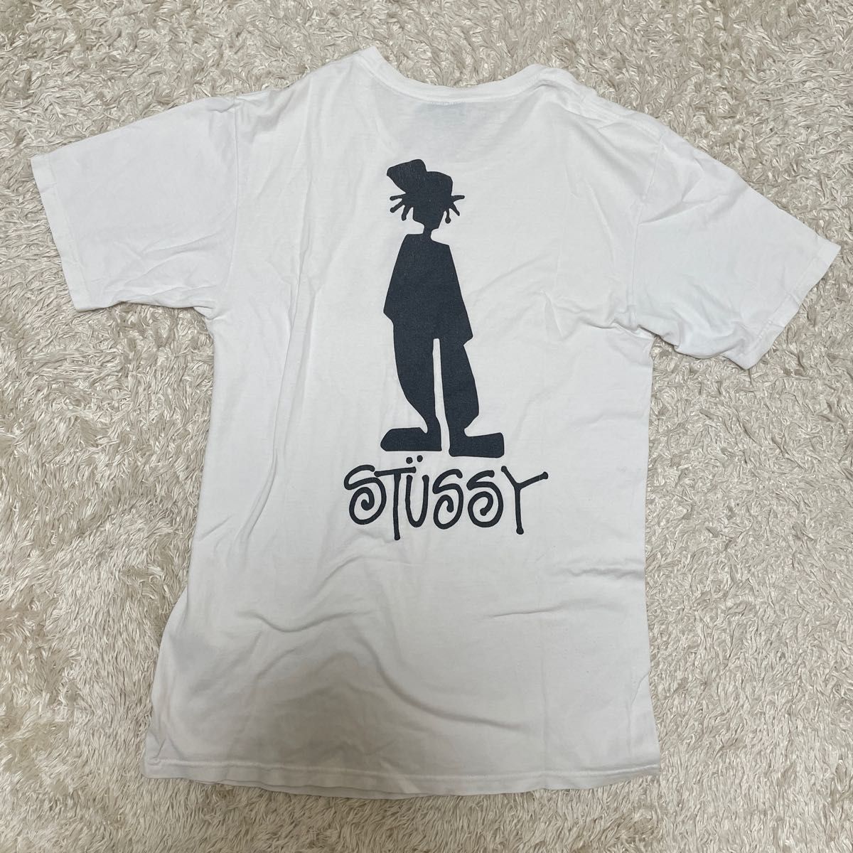 【人気】STUSSY ステューシー☆両面プリント Tシャツ シャドーマン ロゴ