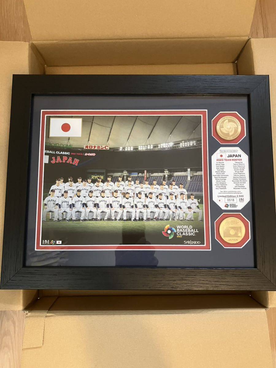日本郵便発売 2023 WBC 日本代表ダブルコインフォトミント