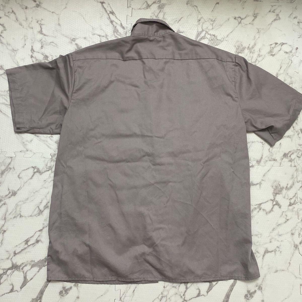 ワークシャツ 半袖シャツ Dickies ディッキーズ サイズXL ポリコットン
