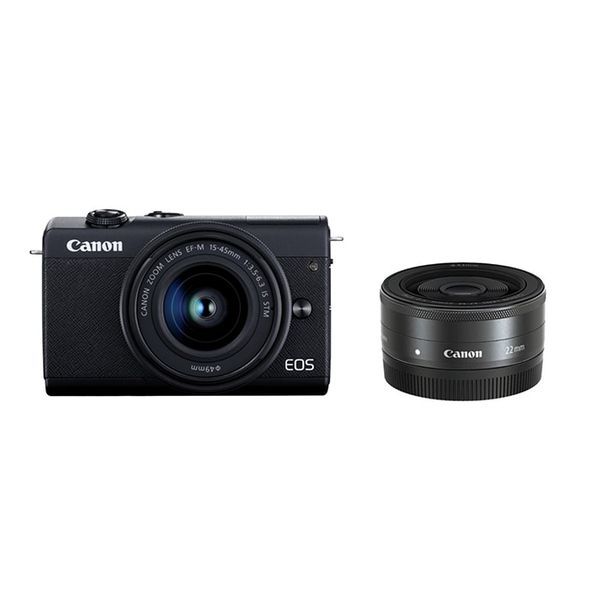 国産品 Canon 美品 1年保証 中古 EOS ブラック ダブルレンズキット