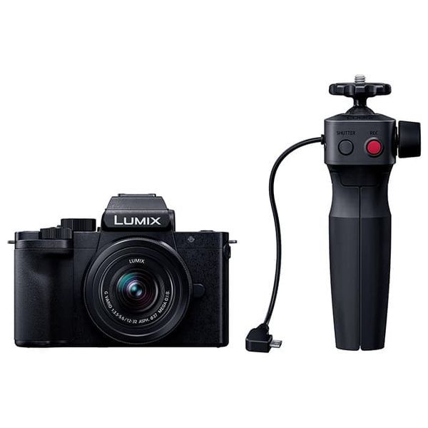 中古 １年保証 美品 Panasonic LUMIX DC-G100V 標準ズームレンズ ＋ トライポッドグリップキット_画像1