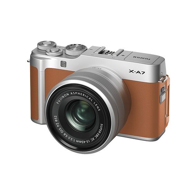 中古 １年保証 美品 FUJIFILM X-A7 レンズキット キャメル_画像3