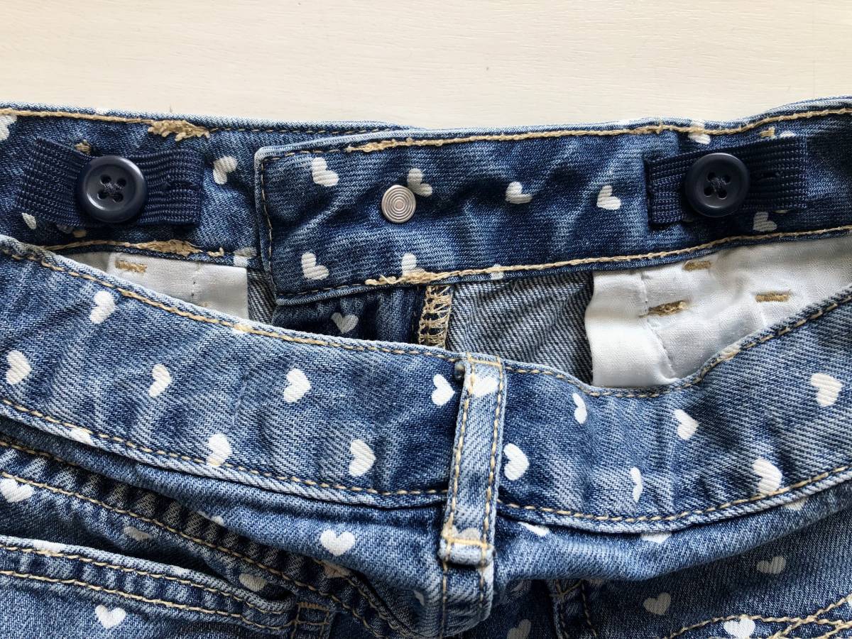 送料無料 GAP GapKids ギャップキッズ ショートパンツ デニム ハート