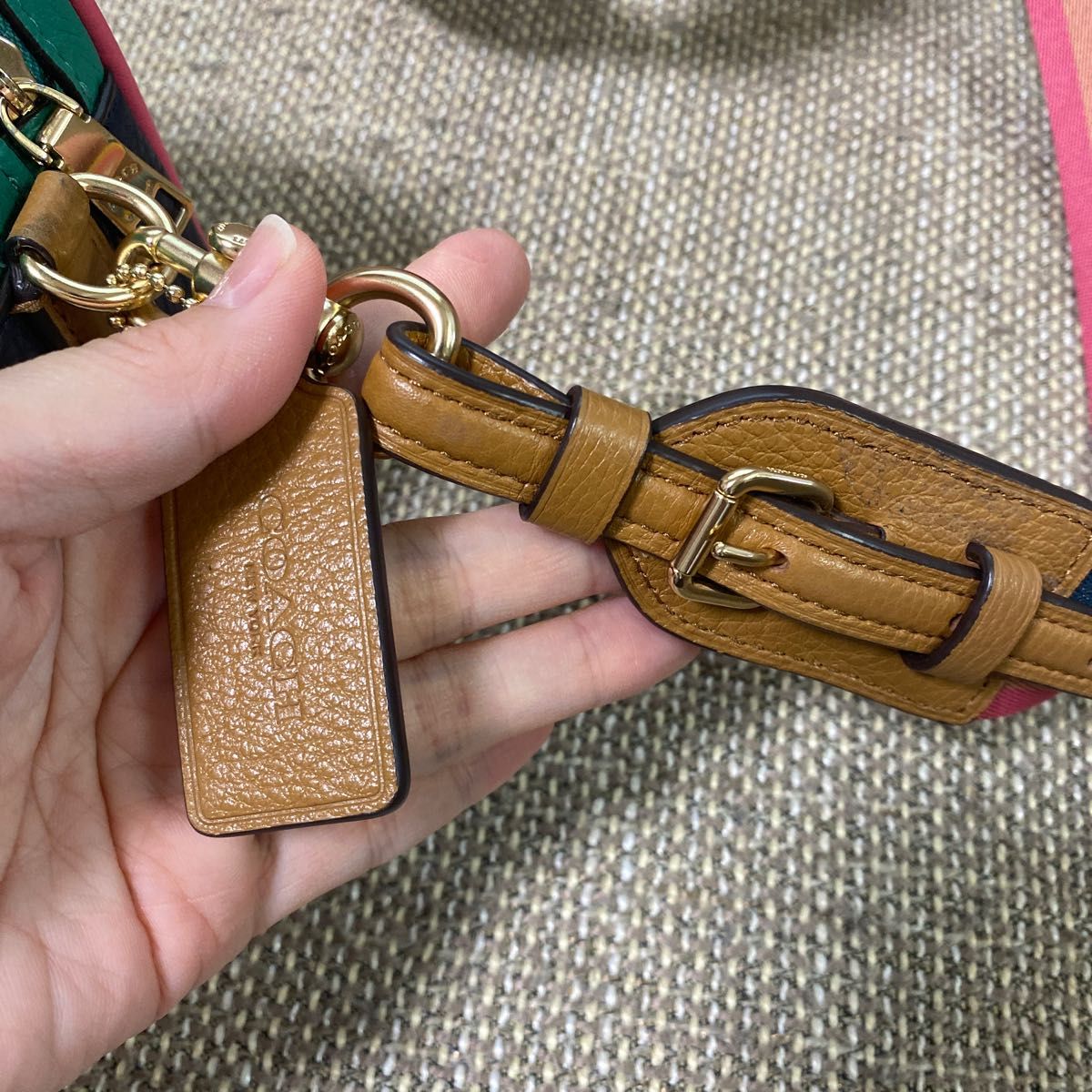最終値下げ COACH コーチ ショルダーバッグ 美品 中古 馬車ロゴ
