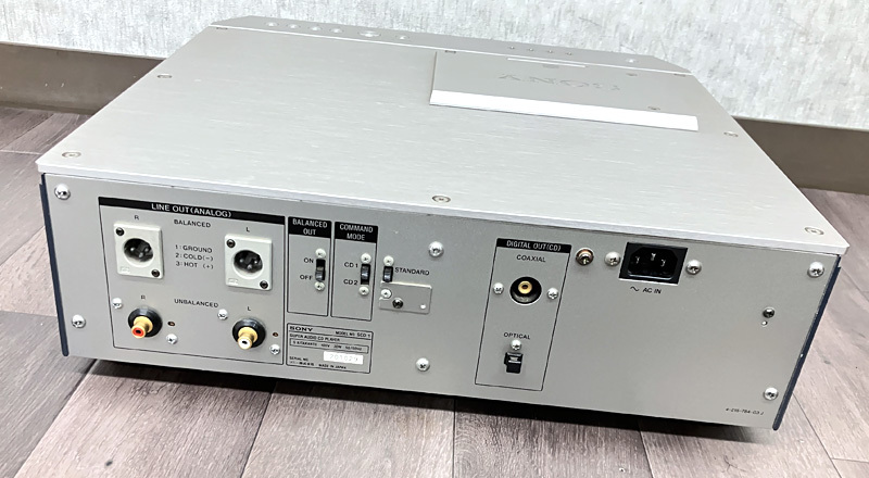 □SONY SCD-1 スーパーオーディオCDプレーヤー SACD リモコン・説明書