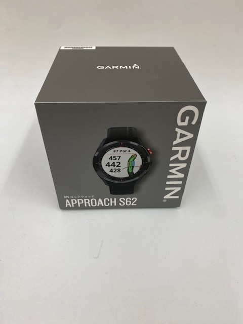 ☆美品GARMIN ガーミンGPSゴルフウォッチAPPRPACH S62 ブラック