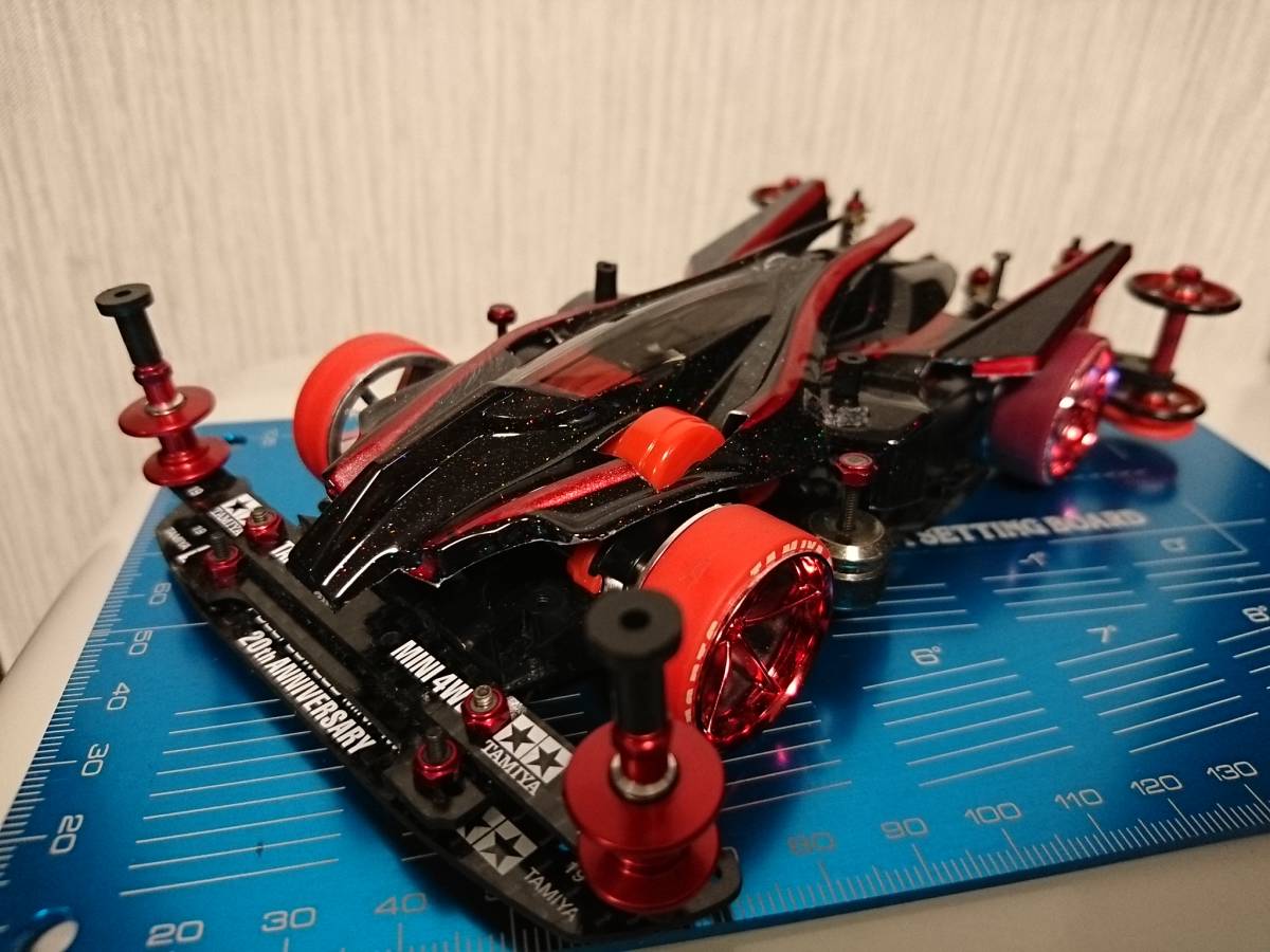 ミニ四駆 引退 完成品 2台 キメラボディ えのもと 工具 カーボン