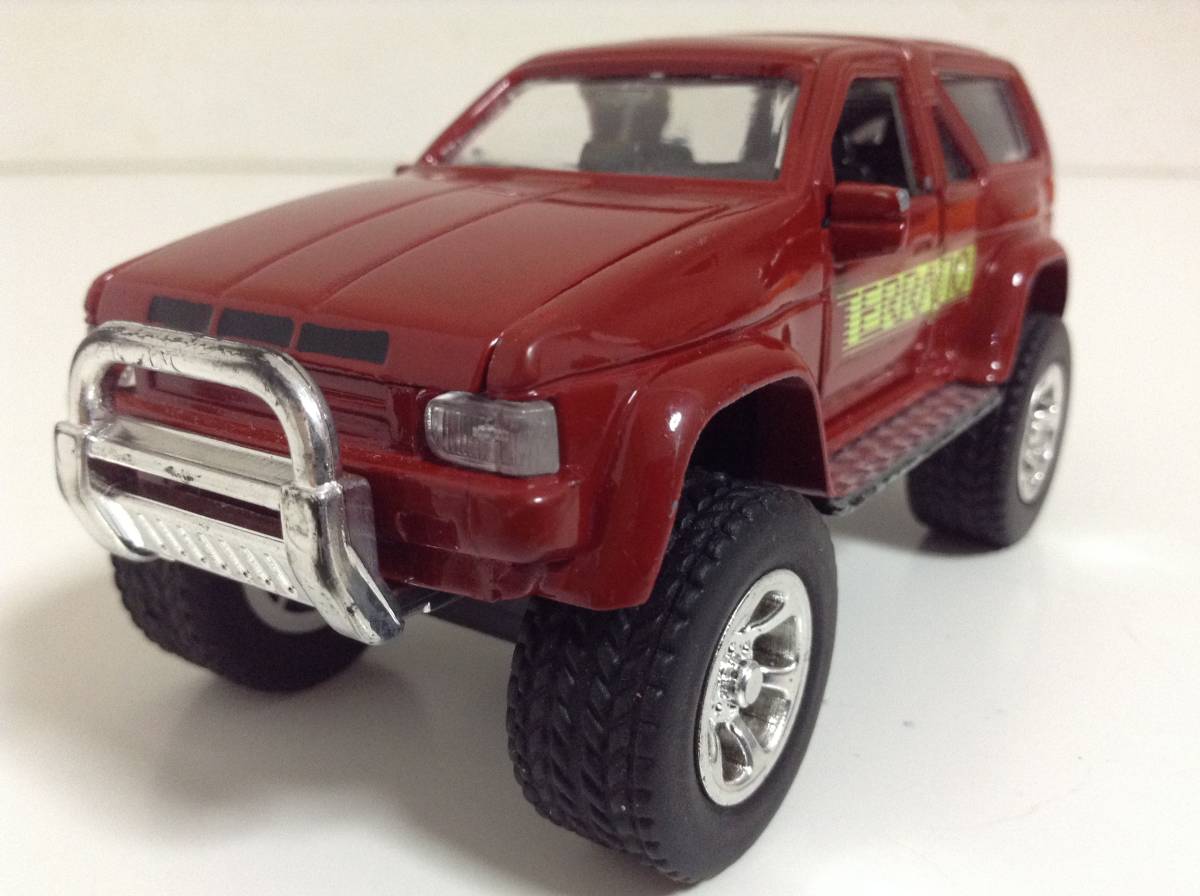 日産 初代 テラノ D21 ワイドボディ 後期型 1993年式~ 1/40 約12cm ヨネザワ ダイヤペット ダイキャスト ミニカー 赤 送料￥510