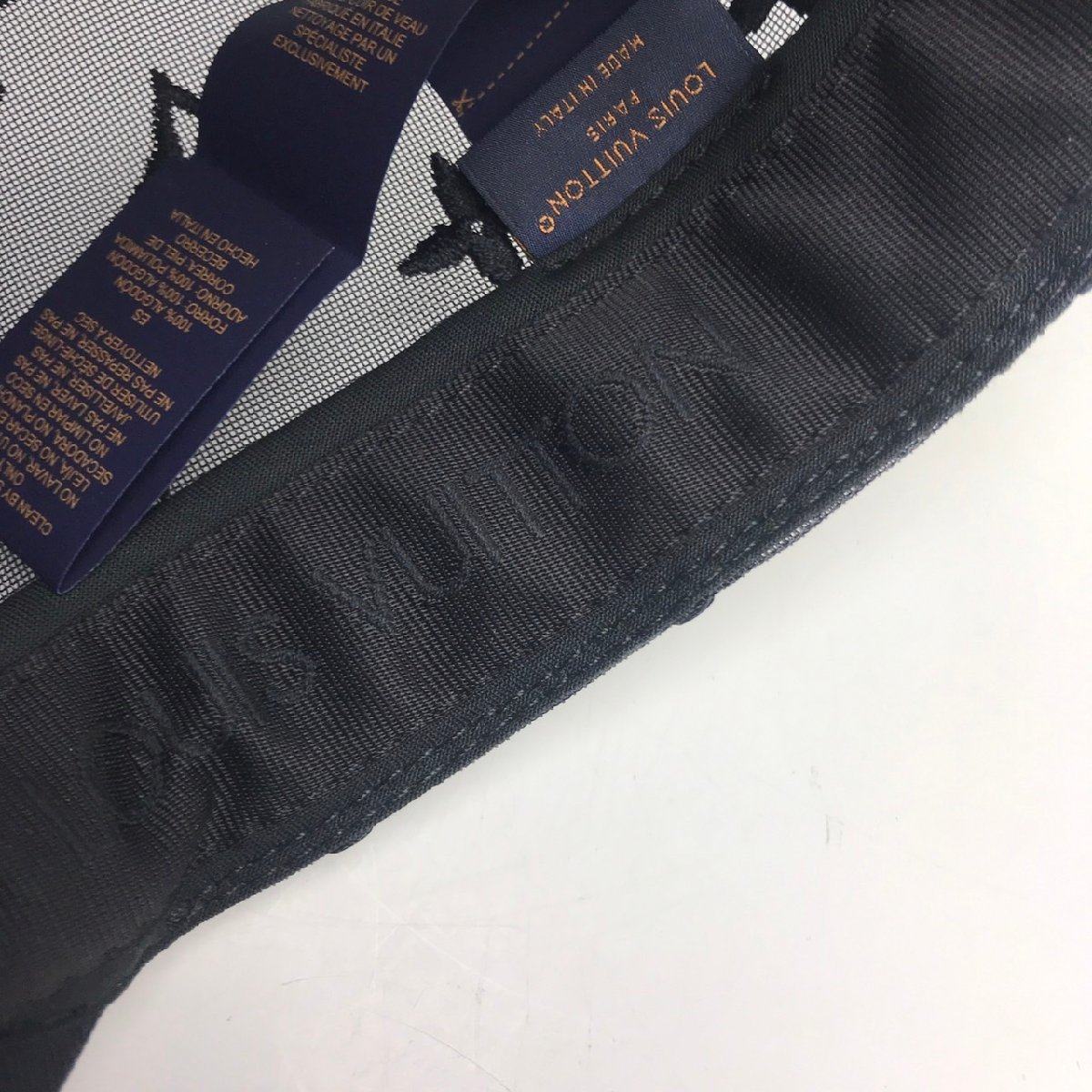 ルイヴィトン LOUIS VUITTON キャップ 帽子 M77116 ブラック