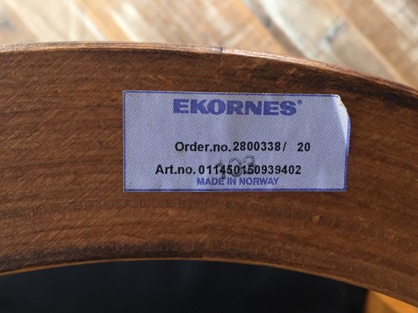 6/11g7.h EKORNES オットマン 縦約45cm-横約48cm-高さ約40cm 足置き 北欧 エコーネス ノルウェー_画像7