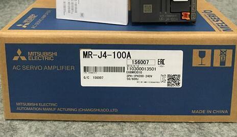 未使用品 MITSUBISHI 三菱電機 MELSERVO-J4 ACサーボアンプ MR-J4-100A
