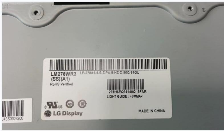 大人気 SS LM270WR3 LG 新品 A1 4K 液晶パネル LM270WR3(SS)(A1