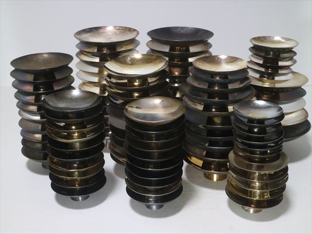 ②◇純銀盃 純銀印入 92個 6135g◇ | normanhubbard.com